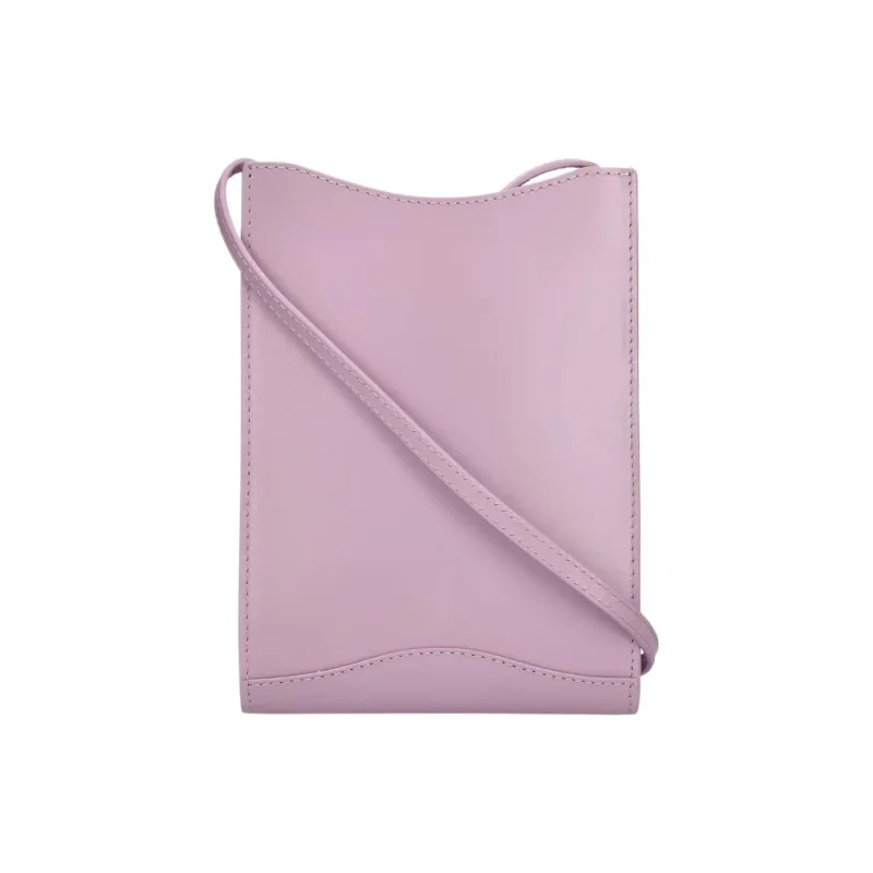A.P.C Leather Clutch Women's Lavender-2