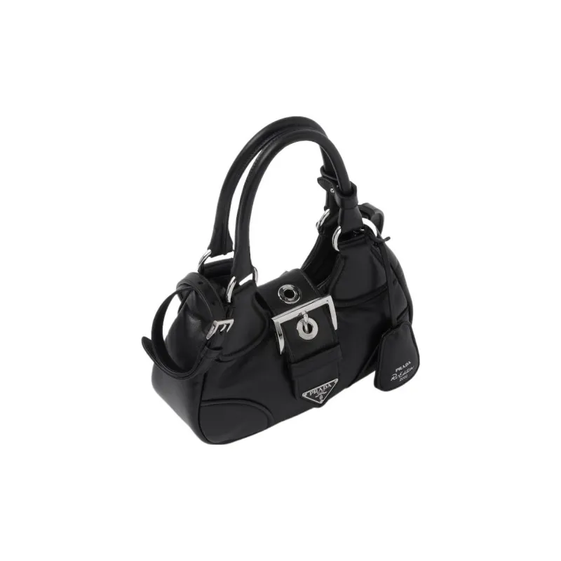 PRADA Moon Padded Nappa Leather Bag Black-1