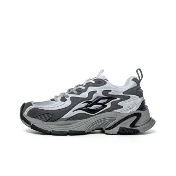 BLINDNOPLAN Wear Resistant Slip Resistant Low Top Running Shoes Unisex Gray White