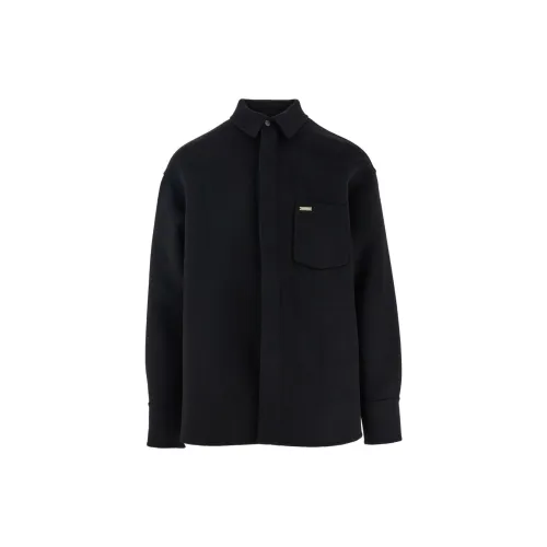 Ferragamo Chest-pocket Long-sleeve Shirt Jacket