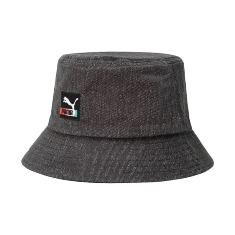 PUMA Cotton Bucket Hats Unisex Black-0