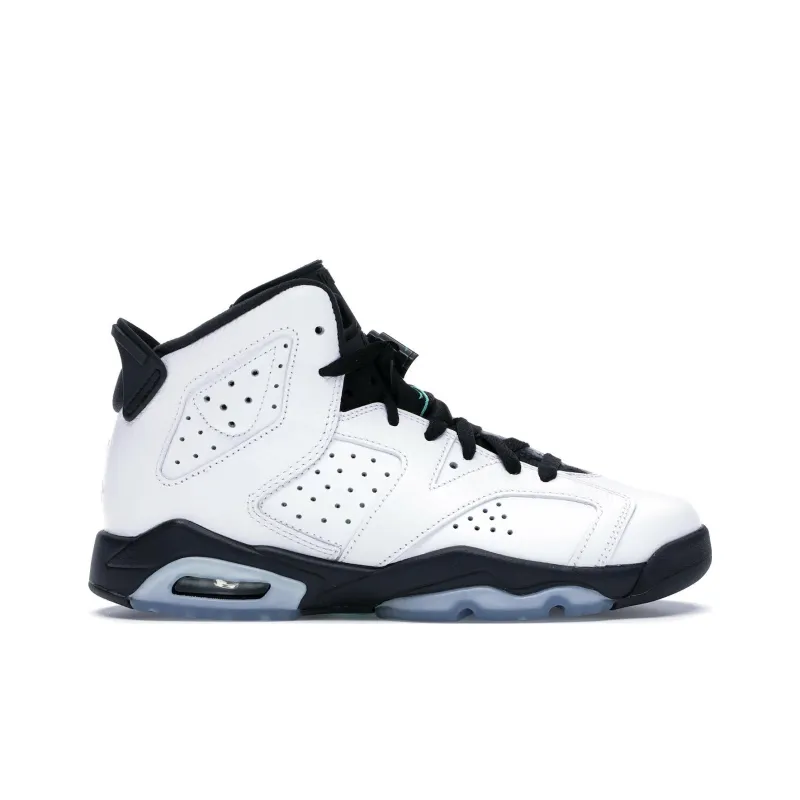 JORDAN 6 Retro White Jade Black GS-1