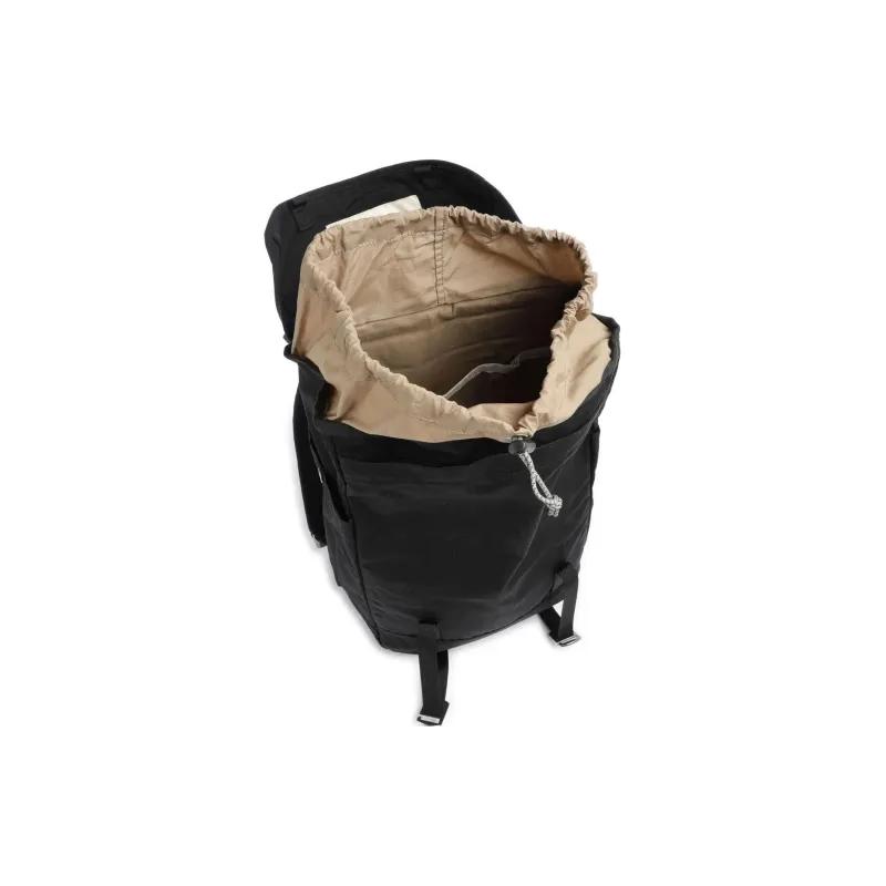 Fjallraven Recyclable Polyester Cotton Travel Bags Hiking Bag Backpack Regular Unisex Black-3