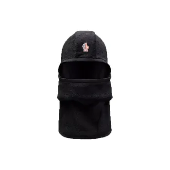 Moncler Fleece Velvet Other Hats Men's Black
