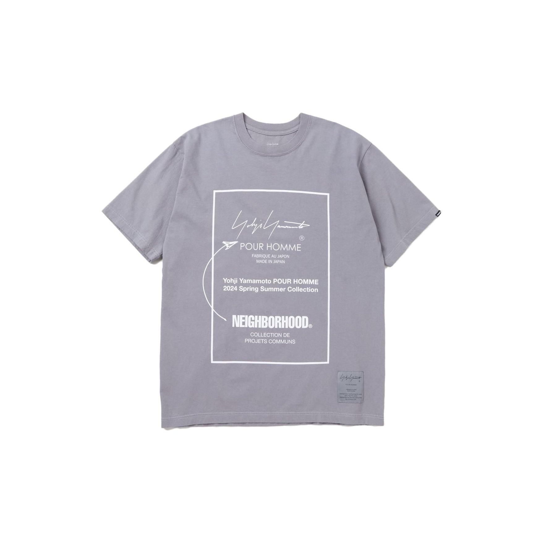 Yohji Yamamoto X Neighborhood Logo-print Cotton T-shirt - POIZON Yohji Yamamoto X Neighborhood Logo-print Cotton T-shirt - POIZON