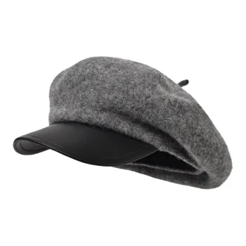 FREE RABBITⅡ PU Cortex Beanies Unisex