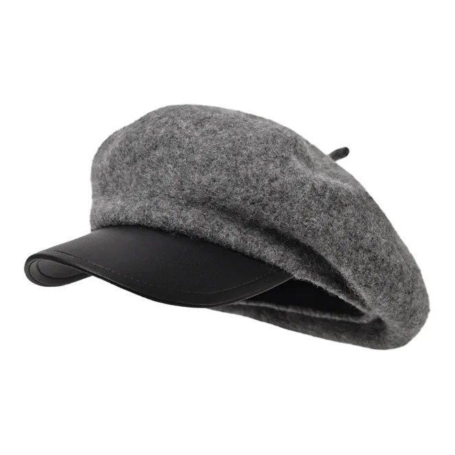 FREE RABBITⅡ PU Cortex Beanies Unisex-0