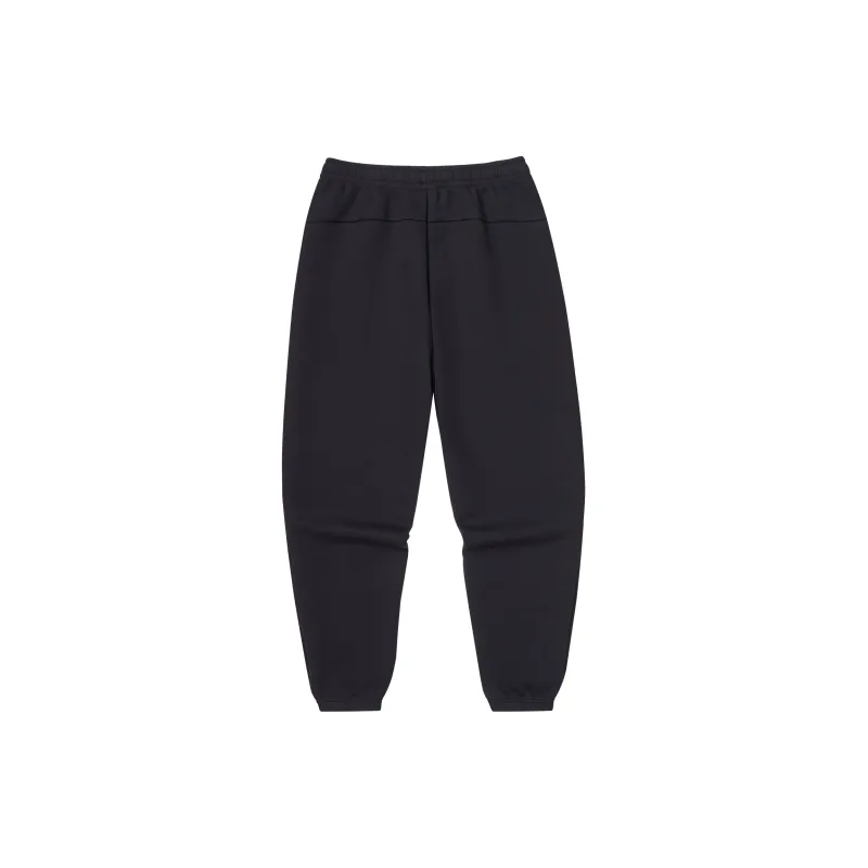 Erke Stand Up Technology Men's Training Collection Knitted Fabric Pants Men's Jet Black-1