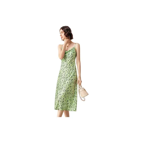 Famanxuan Slip Dresses Women's Floral Jasmine