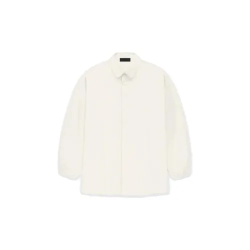 Fear Of God Essentials Long-sleeve Cotton-blend Shirt