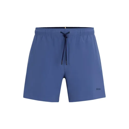 HUGO BOSS Casual Shorts Men Dark Blue