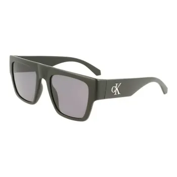 CK/Calvin Klein Plastic Square Sunglasses Unisex Black