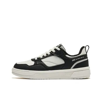 Erke Pioneer Anti Slip Wear Resistant Low Top Skateboard Shoes Women's Microcrystal White/Jet Black