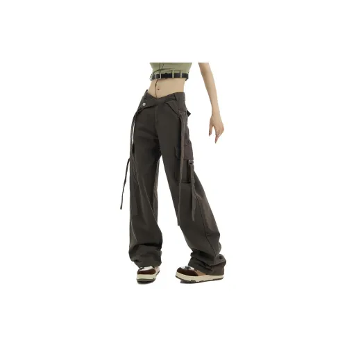 Jenna Chun Cargo Pants Women's Gray