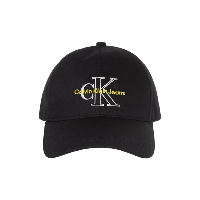 CALVIN KLEIN Cotton Baseball Caps Men's Black-1