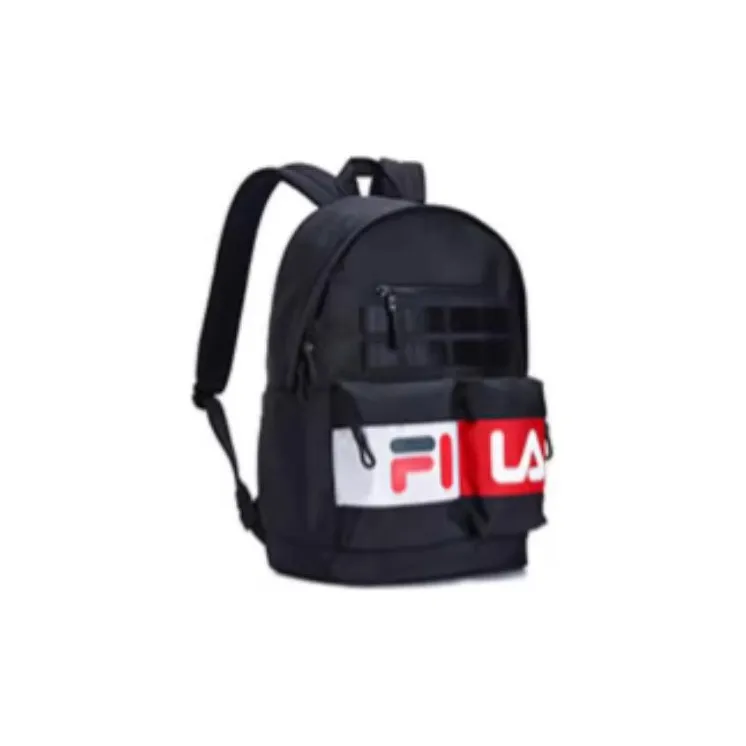 FILA Fabric Backpack Extra Small Unisex Pitch Black-2