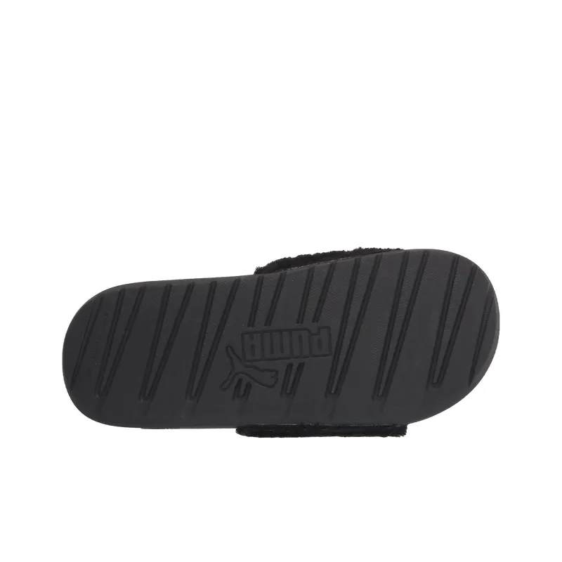 PUMA Cool Cat Fluffy Slides 'Black'-3