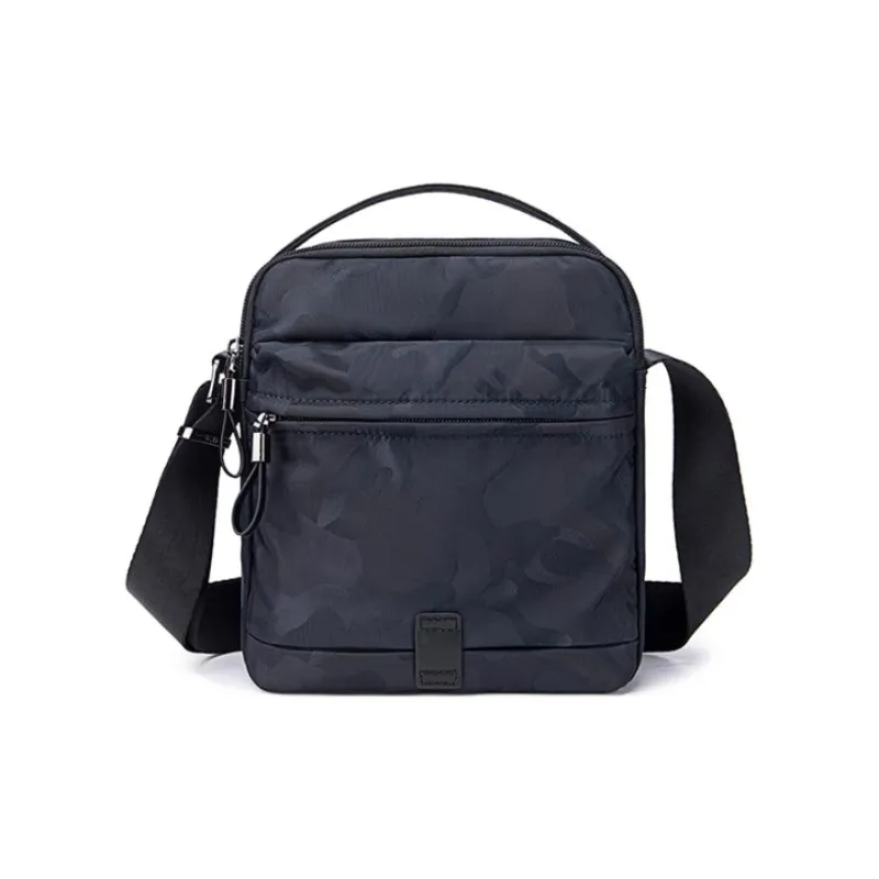 BJIAX Nylon Crossbody Handbag Shoulder Bag Regular Men's Black/Blue Camouflage-5