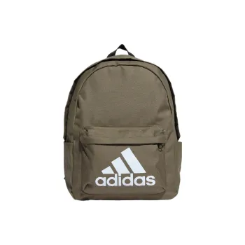 Adidas Recycled Polyester Backpack Unisex Strata Olive Green & White