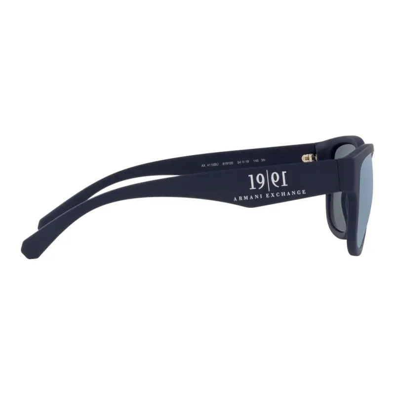 ARMANI EXCHANGE Plastic Square Sunglasses Men's Blue-4