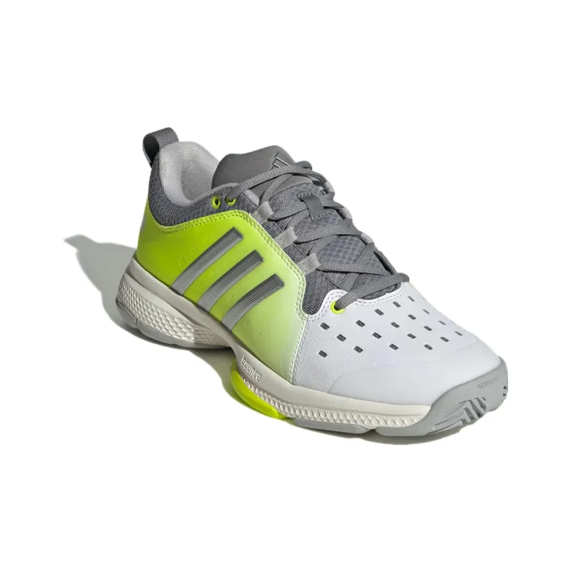 Adidas Court Pickleball Cloud White Silver Metallic Lucid Lemon Women's-2