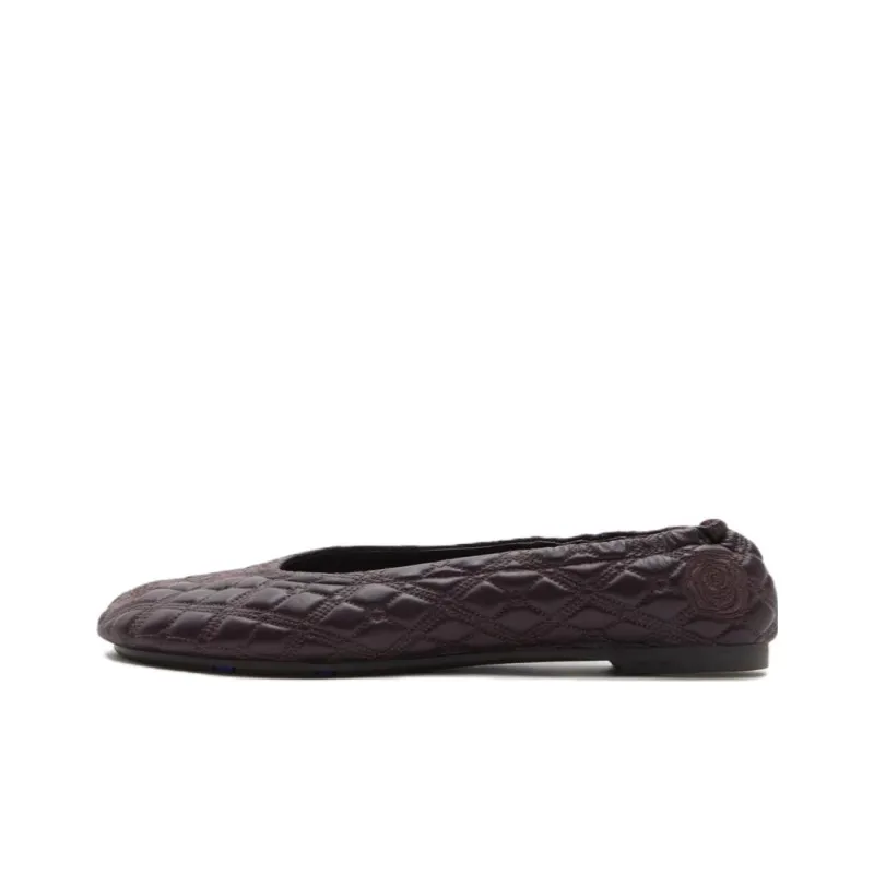 Burberry Sadler Casual Single Shoes Women's Brown-0