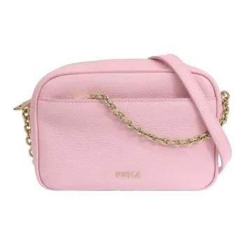 Furla Leather Shoulder Bag, Crossbody Bag Women's Light Pink