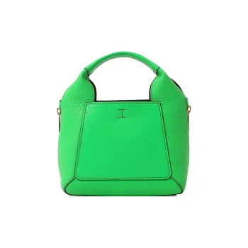 Furla Gilda Grain Leather Tote Bag, Shopping Bag, Shoulder Bag, Crossbody Bag, Handbag Mini Women's Green