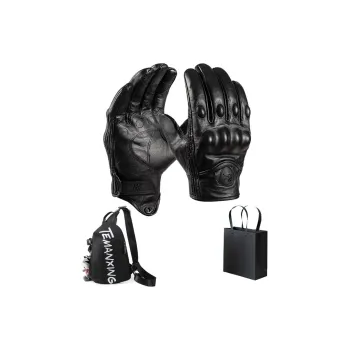 MEEJAS Riding Equipment Cycling Glove Outdoor Cycling Mountaineering Sports Unisex Leather