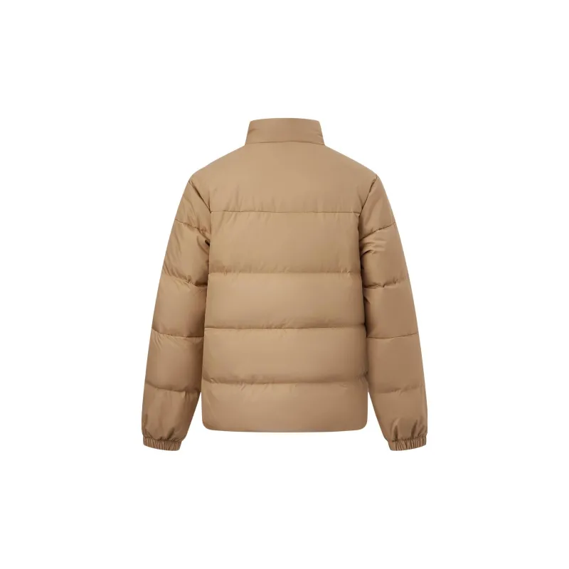 LiNing Sports Life Collection Down Jacket Unisex Light Chestnut Brown-1