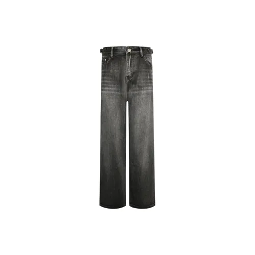 COOLALPACA Jeans Unisex Black Gray