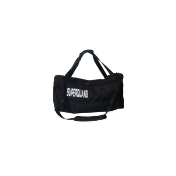 NIGEER Oxford Travel Bag Large Size Unisex Black/White