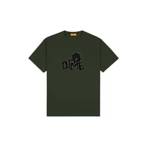 Dime T-Shirts Unisex Forest Green