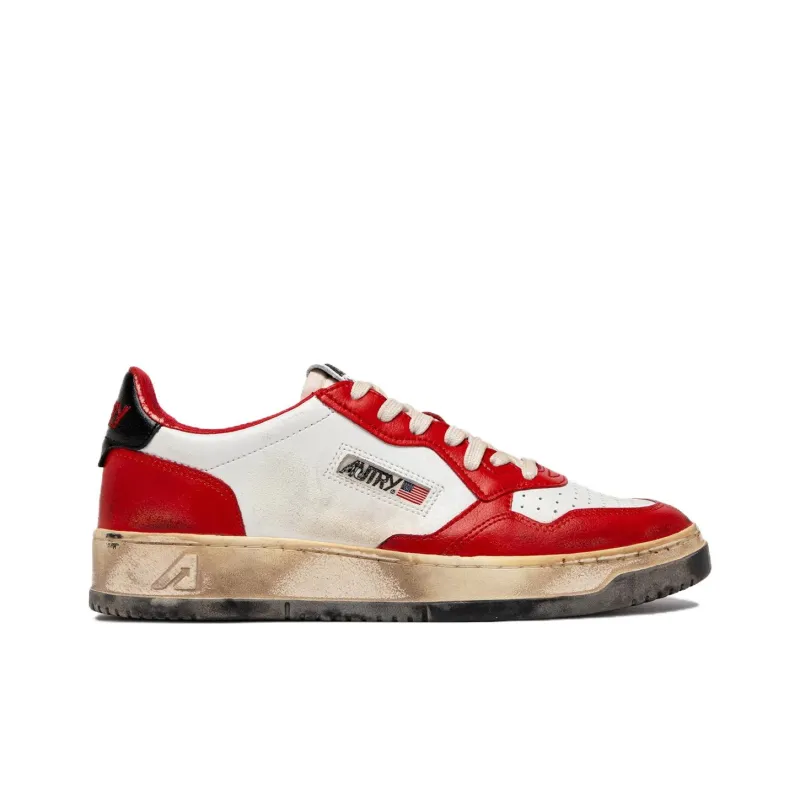 AUTRY Medalist Super Vintage Leather Sneakers-1
