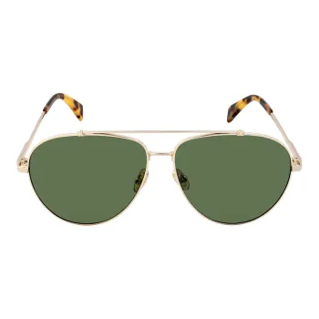Lanvin Metal Aviator Sunglasses Unisex Gold