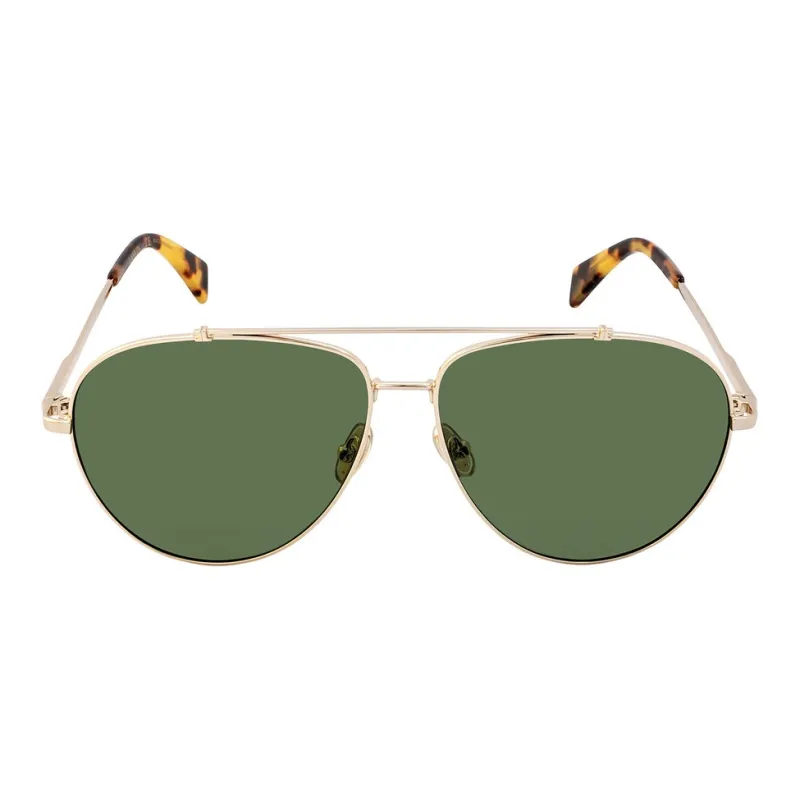 Lanvin Metal Aviator Sunglasses Unisex Gold-0