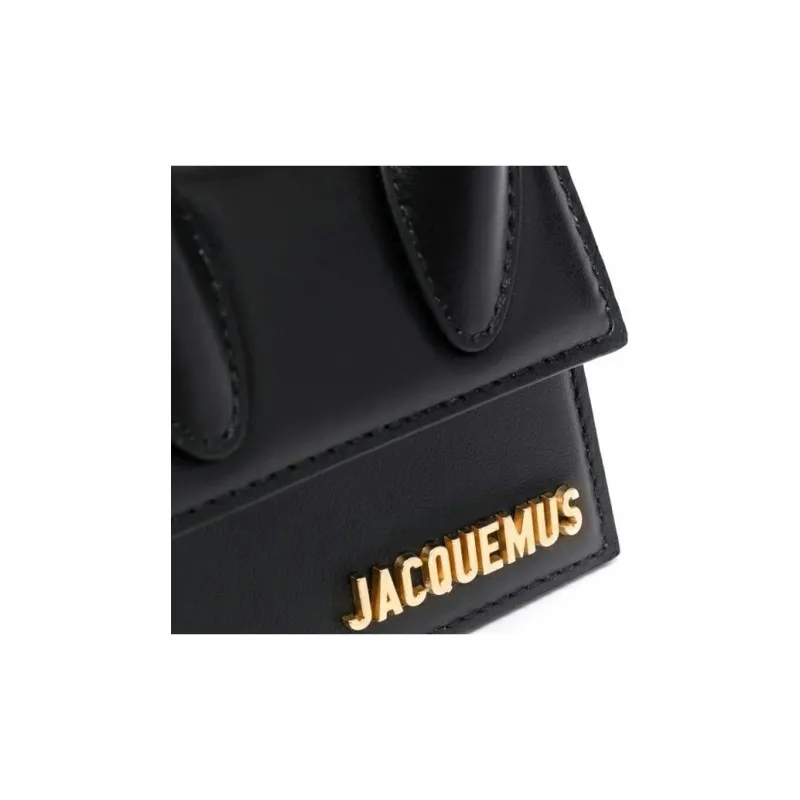 Jacquemus Le Chiquito Leather Shoulder Bags Handbags Mini Women's Black-4