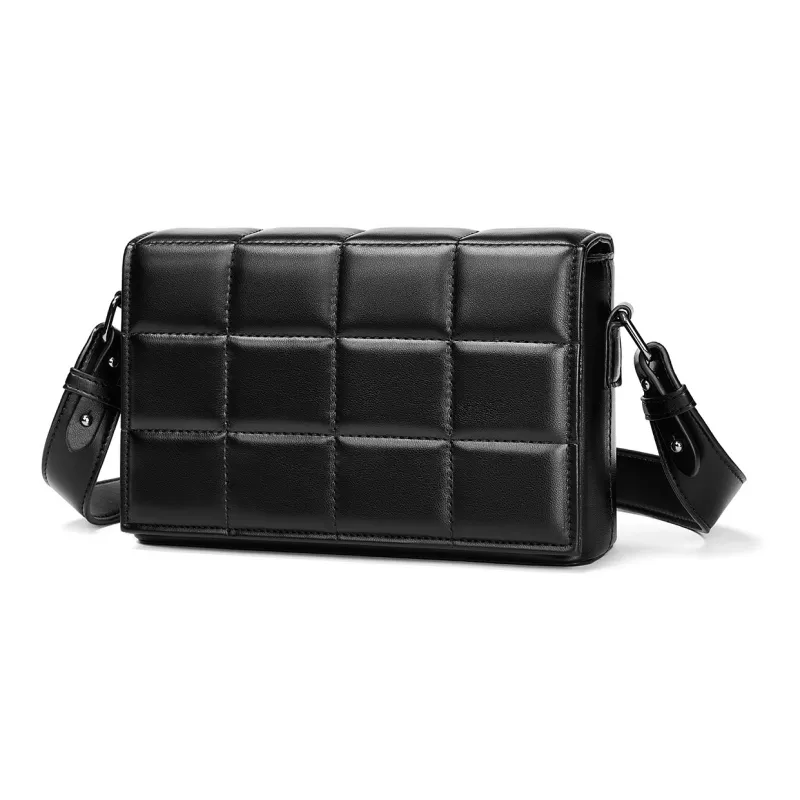 Yawei Kuroda PU Crossbody Bag Regular Unisex Black-2