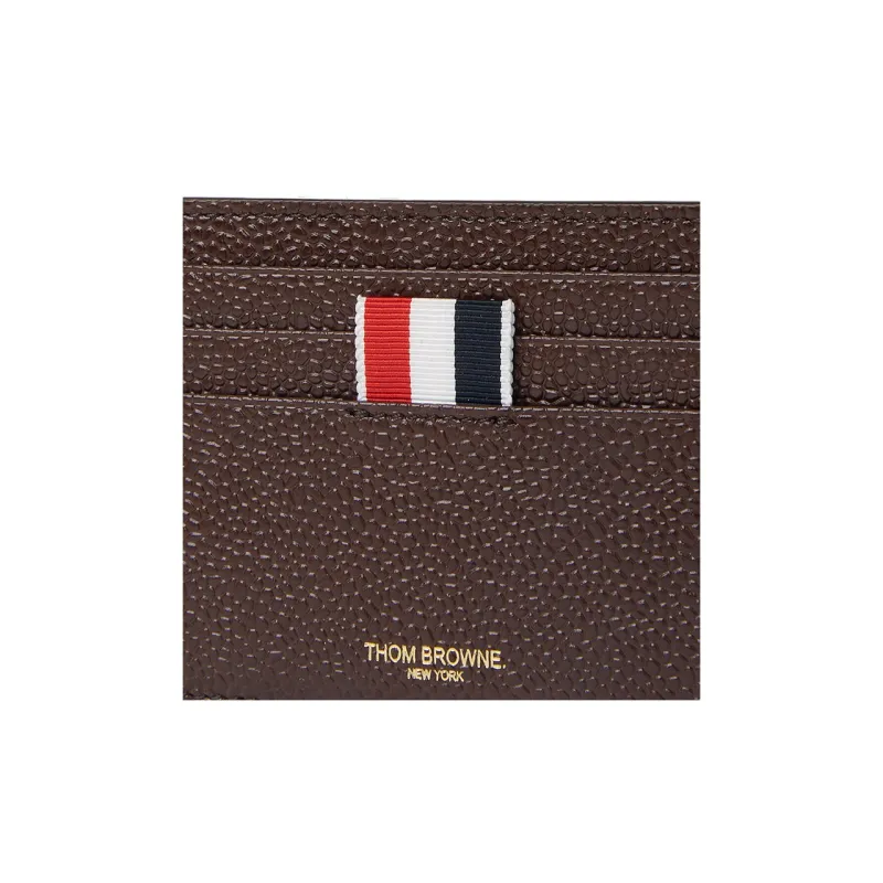 THOM BROWNE 4 Bar Logo Printed Cardholder-3
