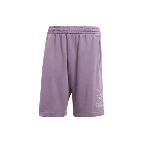 Adidas Originals ADICOLOR OUTLINE TREFOIL Casual Shorts Men Purple