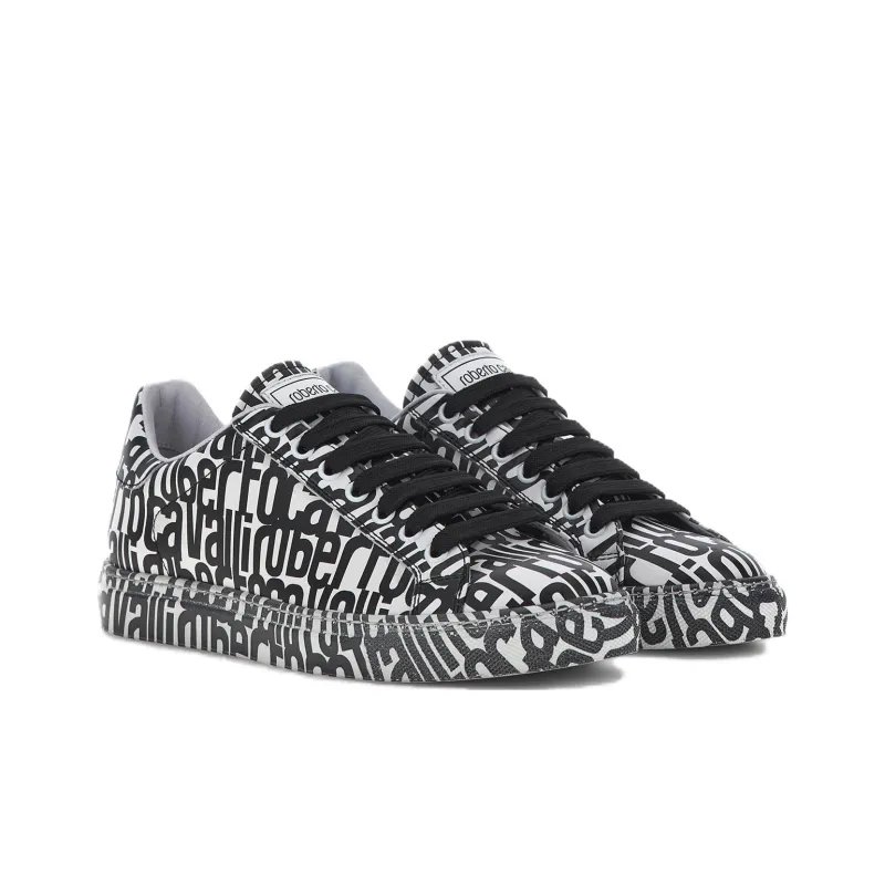 Roberto Cavalli Skateboard Shoes Women's Black-2