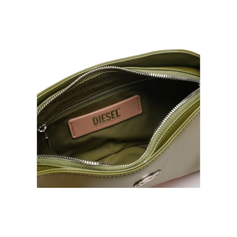 DIESEL Polyurethane Handbag, Shoulder Bag Women's Green/Pink-3