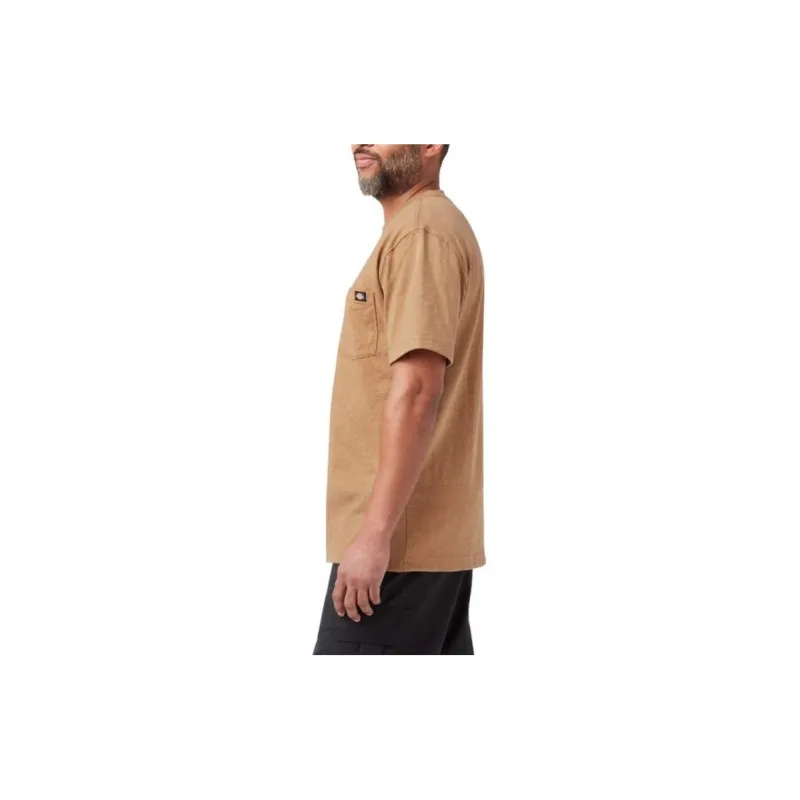 Dickies Heavyweight Heathered Short Sleeve Pocket T-Shirt T-Shirt Men's Brown-2