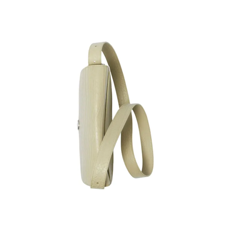 Burberry Grain Calfskin Shoulder Bag, Crossbody Bag Women's Hunter Beige-3