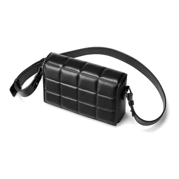 Yawei Kuroda PU Crossbody Bag Regular Unisex Black