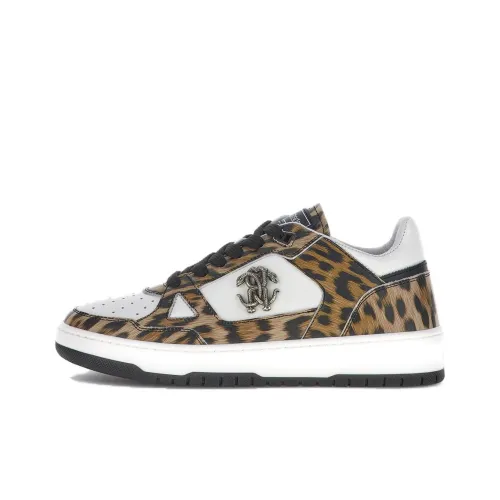 Roberto Cavalli Skateboard Shoes Women's Low-Top Brown