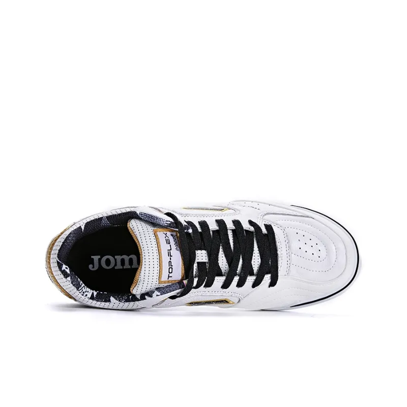 Joma Anti Slip Wear Resistant Soccer Shoes Men's White-3