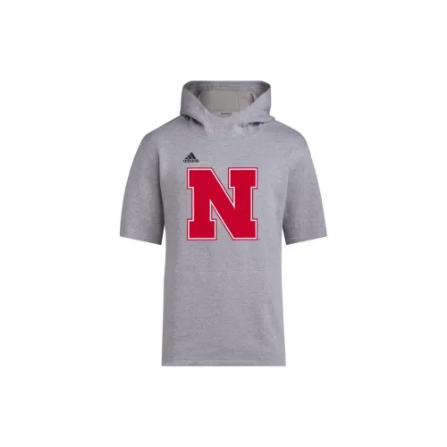 Adidas Nebraska T-Shirts Men Gray