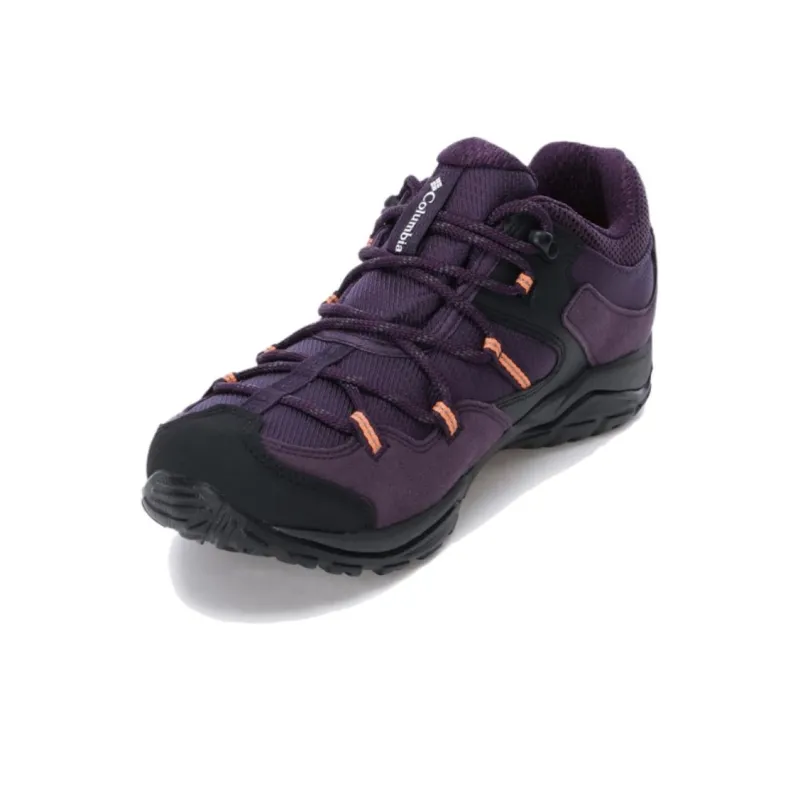 Columbia SABRE V LO OUTDRY WIDE Cushioning Slip Resistant Low Top Outdoor Shoes Women's Purple-3