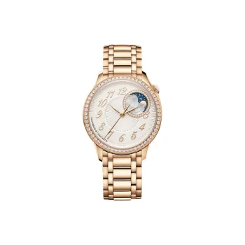 VACHERON CONSTANTIN Automatic Mechanical Movement Women's Watch Watch 37mm White Dial 18K Rose Gold Watch Case
